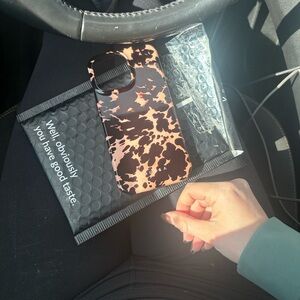 Chic Black and Pink Phone Case